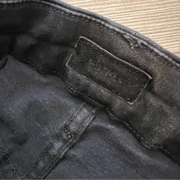 MOTHER The Looker high waist Guilty Glitter Racer Jeans Size 23 - Picture 8 of 10